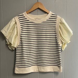 NWT Jodifl Striped Blouse Small